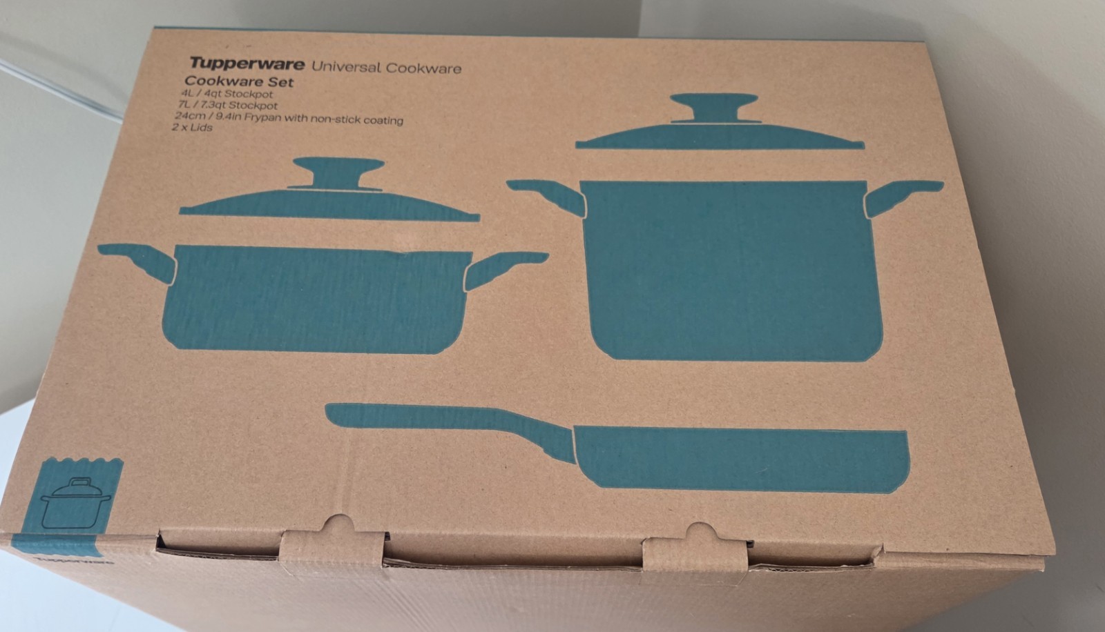 NEW IN BOX Tupperware Daily Universal Cookware Set of 3