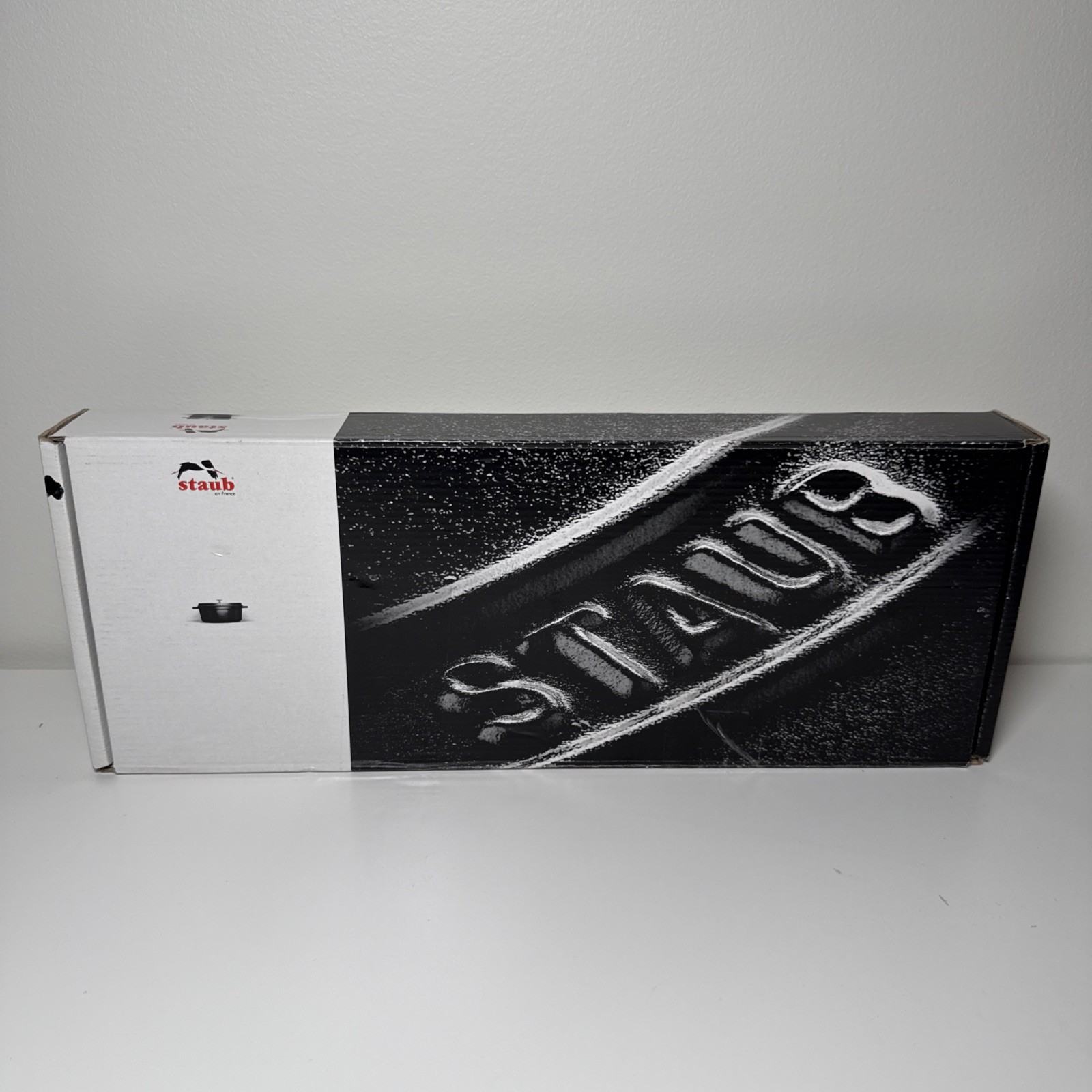Staub Wood Mini Cocotte Stand For 3 Round Mini Cocottes – Black – 1190700 – New