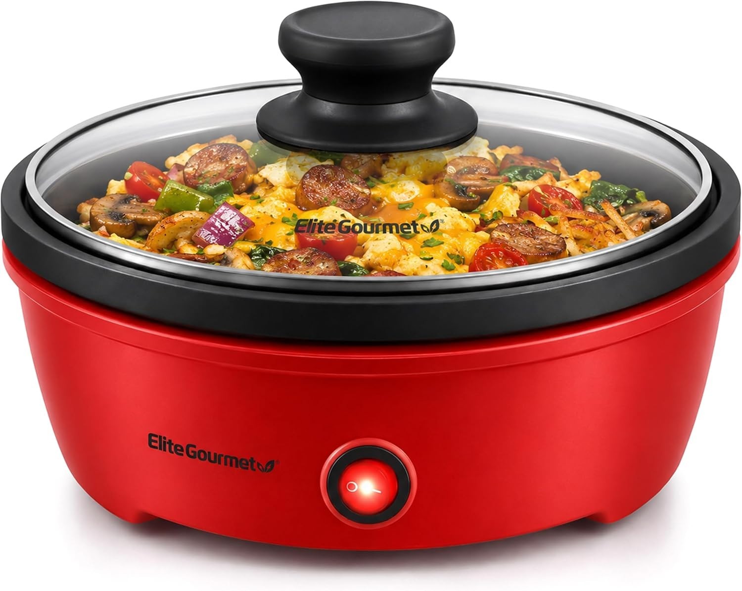Versatile 8.5-Inch Non-Stick Skillet with Glass Lid – Perfect for Small Spaces