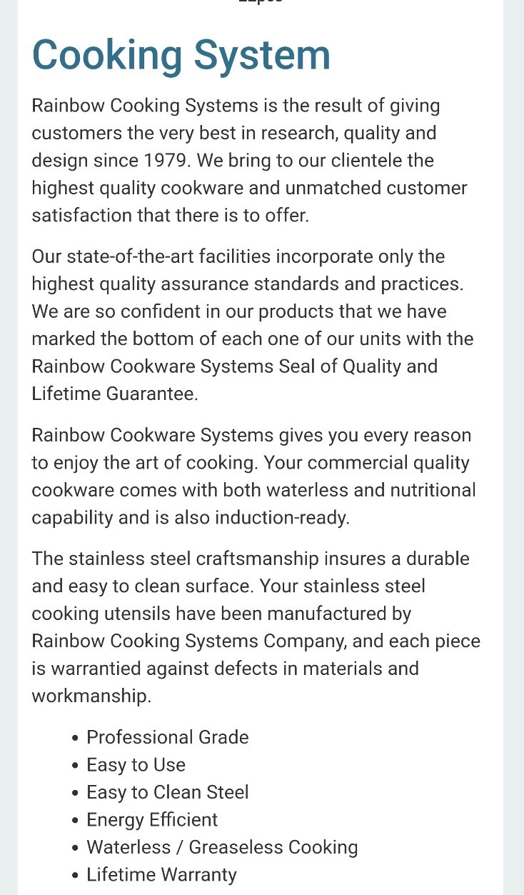 NEW Rainbow 12PC Stainless Steel Pan Set Easy to Clean With Lid Energy Efficient