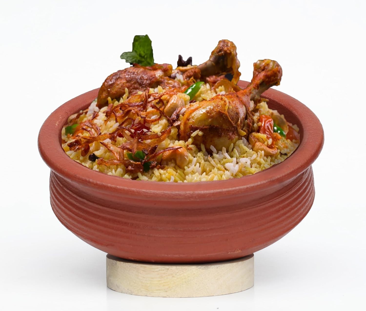 Terracotta Clay Pot 4 L/Earthen Cooking Handi/Traditional Healthy Cookware India