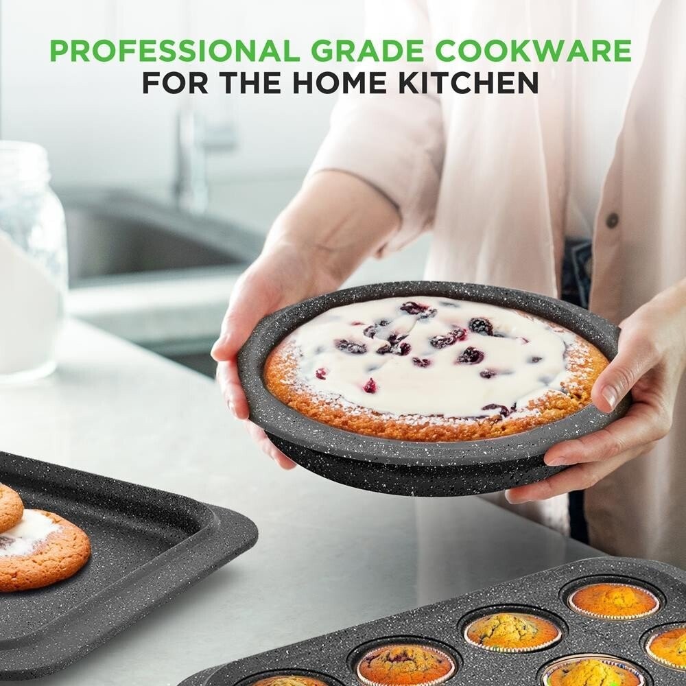 NutriChef 22 Pcs. Home Kitchen Cookware, Kitchen Tools, & Bakeware Set