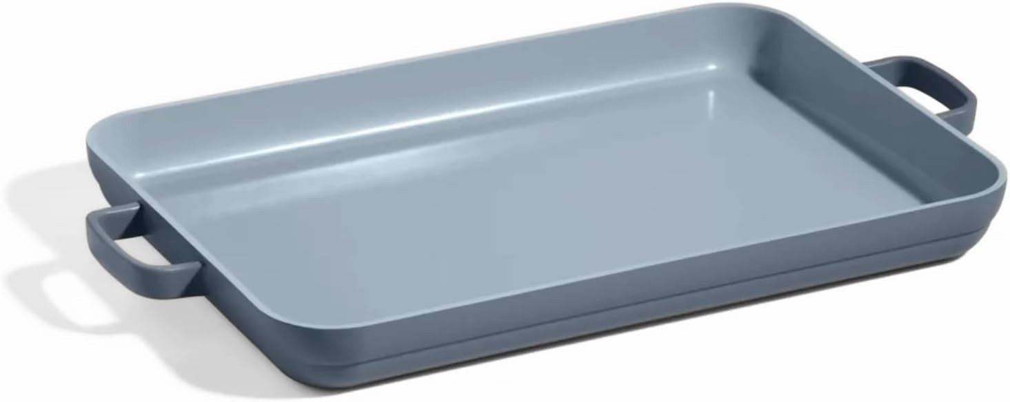Our Place Large 20.9 In Oven / Stovetop Griddle Pan 5 Qt BLUE SALT