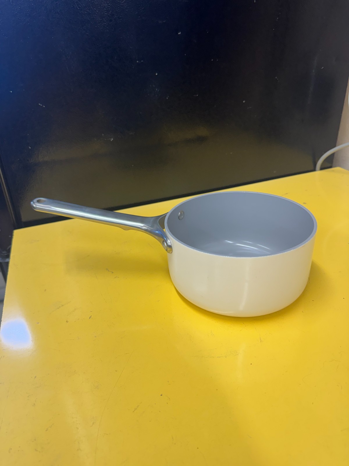 NEW Caraway Home 1.75 qt Mini Sauce Pan no lid CREAM