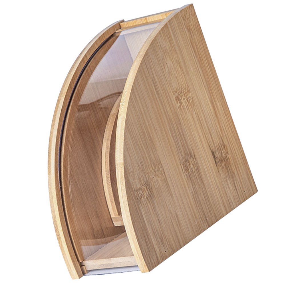 Coffee Filter Storage Holder in Khaki for Home Use with Neat Paper Organization