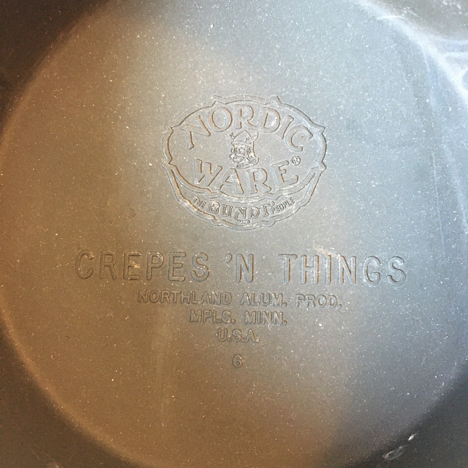 Nordic Ware Crepes ‘N Things Crepe Pan Cast Made in USA Wood Handle