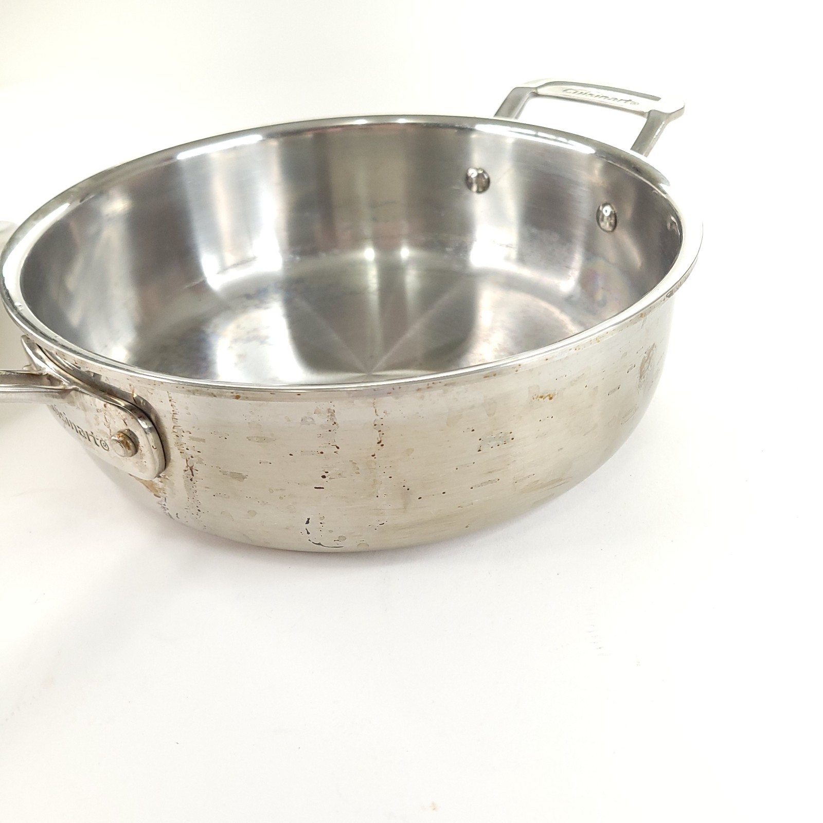 Cuisinart Multiclad Pro 3.5 Qt Stainless Steel Sauté Pan With Lid MCPS33-24HN