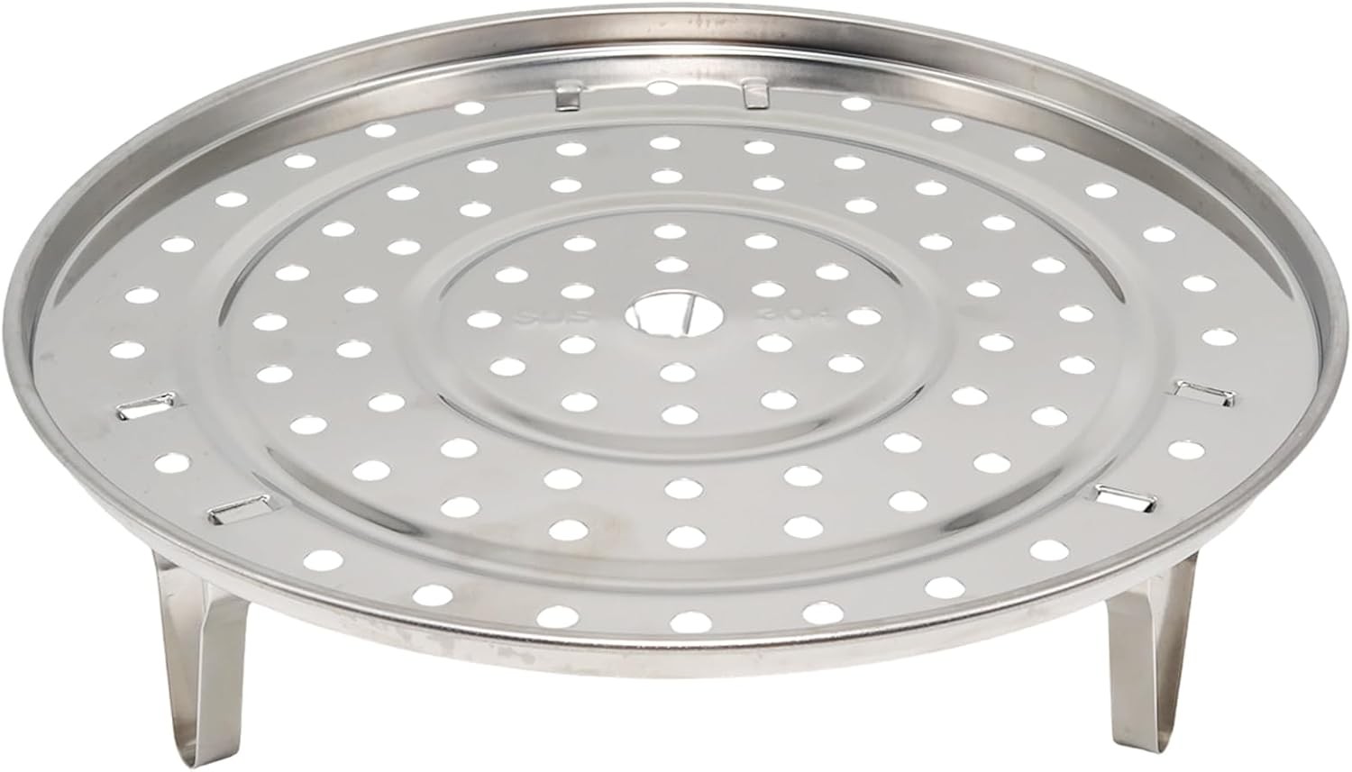 10.2″ /26cm 304 Stainless Steel Steaming Rack Multifunction Steam Basket W/