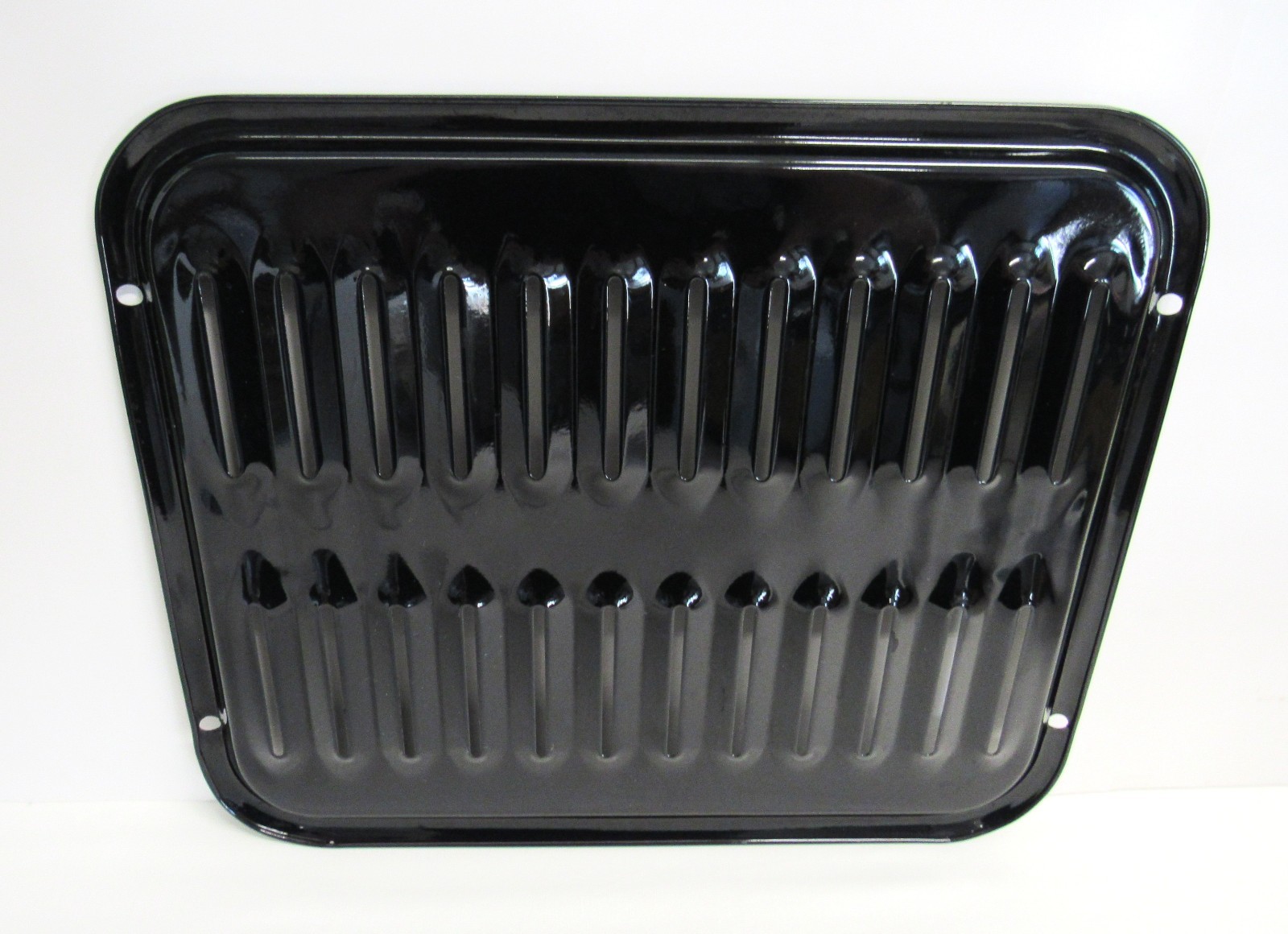Enamel on Steel Broiler Grill Drip Pan – Two Piece Set 16.5 x 13 – VGUC