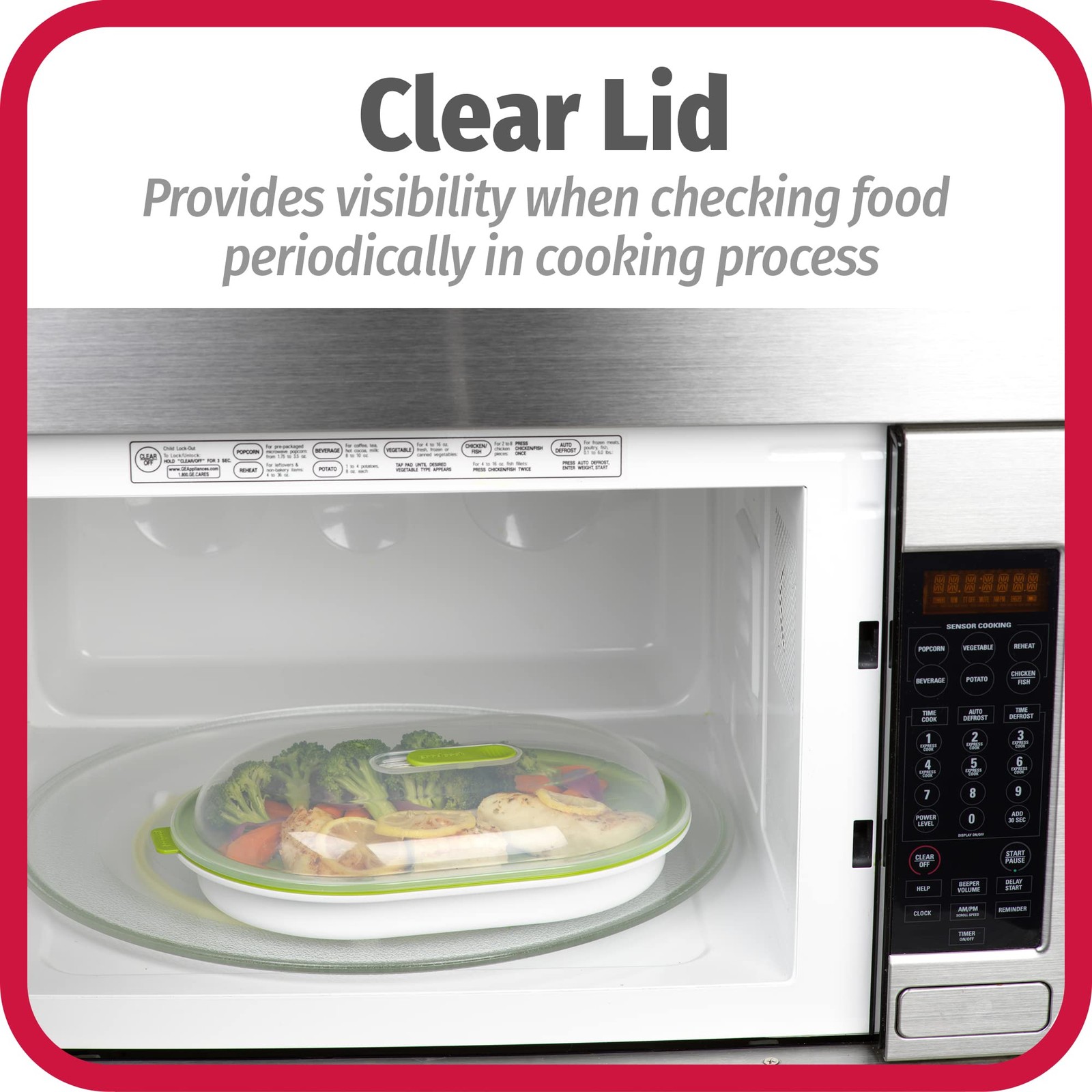 Everyday Microwave Food Steamer – Vegetable & Fish Cooker, Preserves Vitamins…