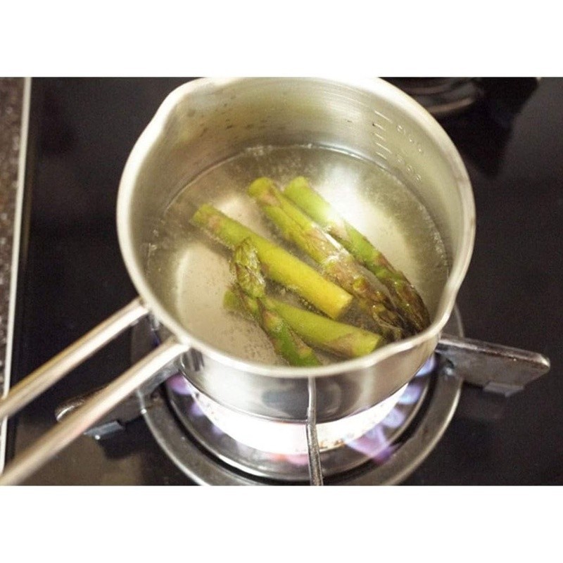 Stainless Steel Milk Pot Induction Cookware Mirror Polished Saucepan 1L New
