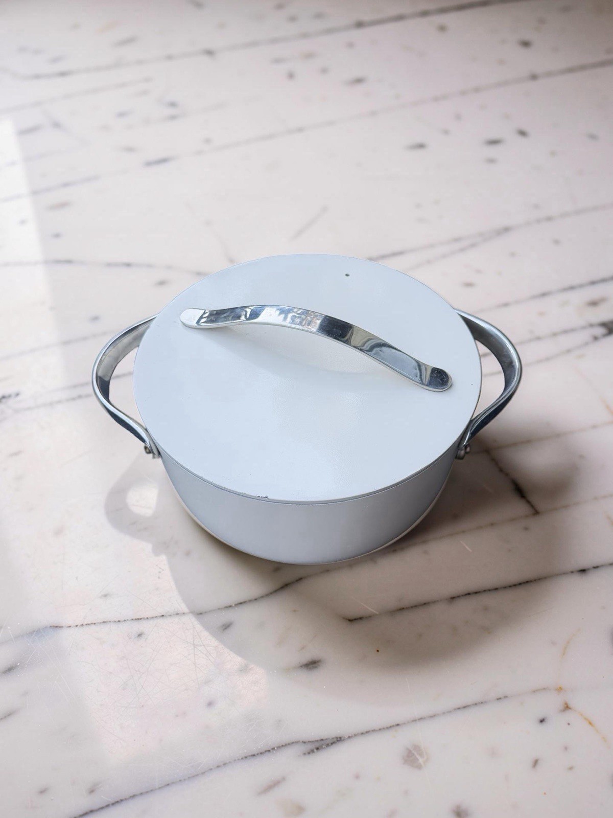 Caraway cream home 6.5qt nonstick ceramic dutch oven