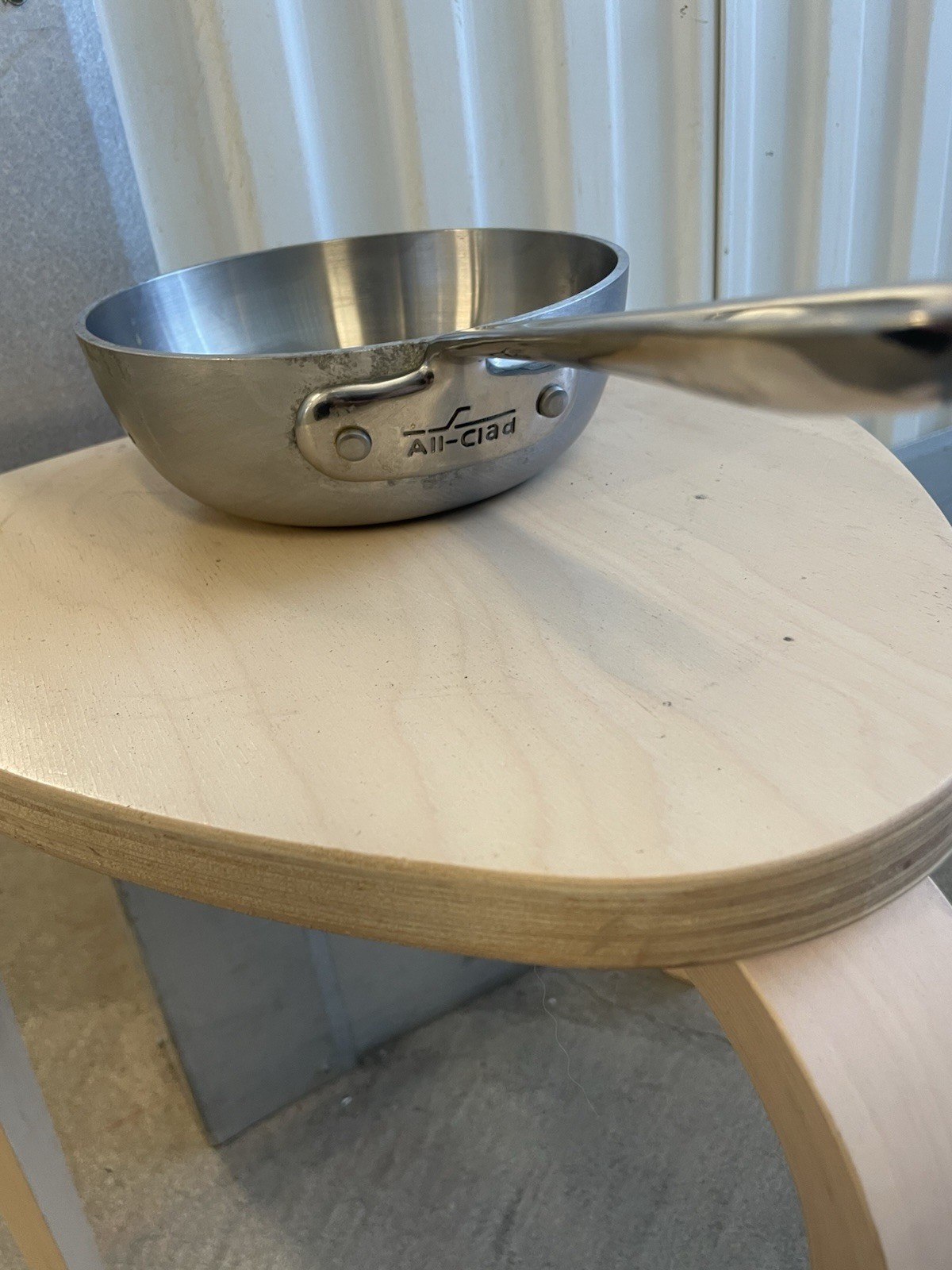 All Clad MC2 Master Chef Small Saucier Pan 1 Qt