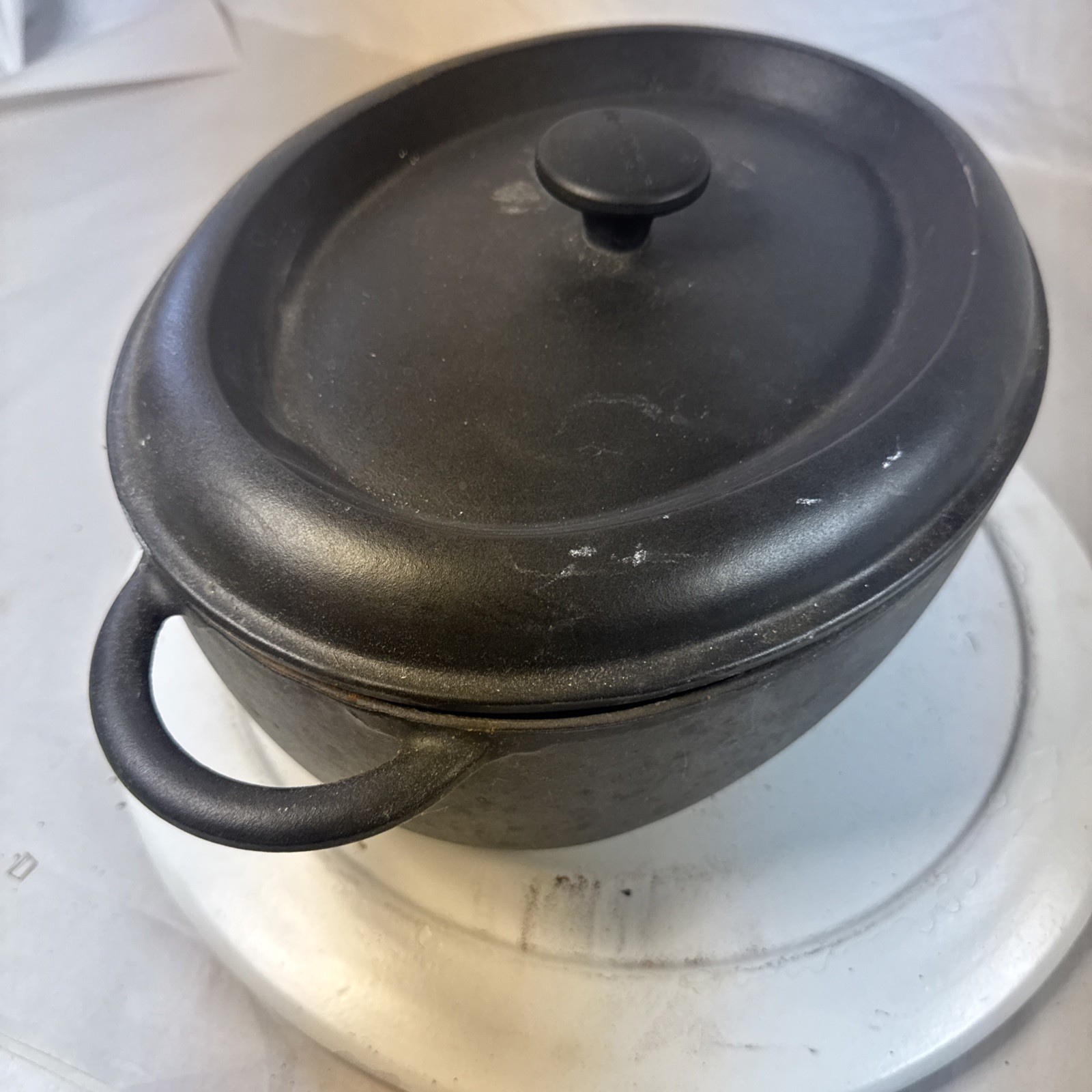 Paul Bocuse Nomar Cast Iron Oval Roaster Dutch Oven #33 Made In France RARE