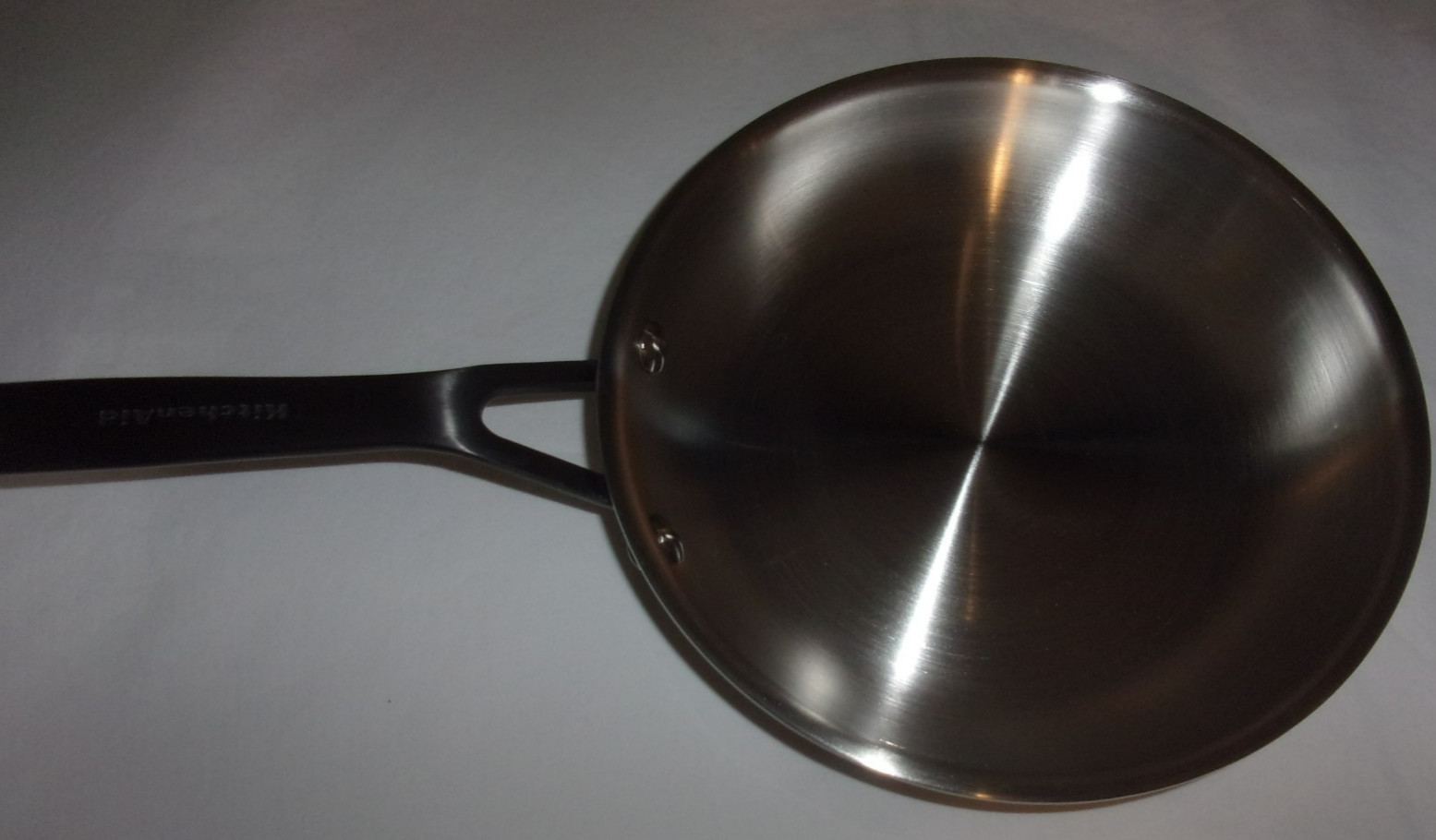 KitchenAid Set of 2 STAINLESS STEEL 5-PLY CLAD 10”25CM /8.5”21 CM Pans No Lid