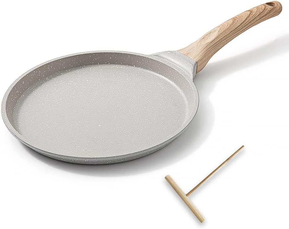 8inch Crepe Pan,NonstickPan for Crepes Omelette Tortillas,Dosa Tawa Tortilla Pan