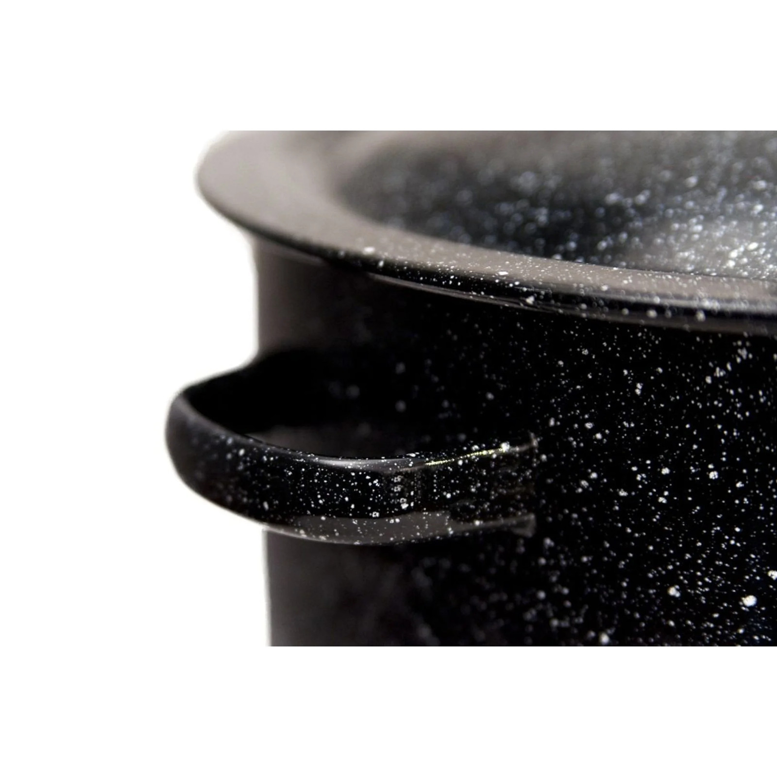 12-Quart Stock Pot – Speckled Black