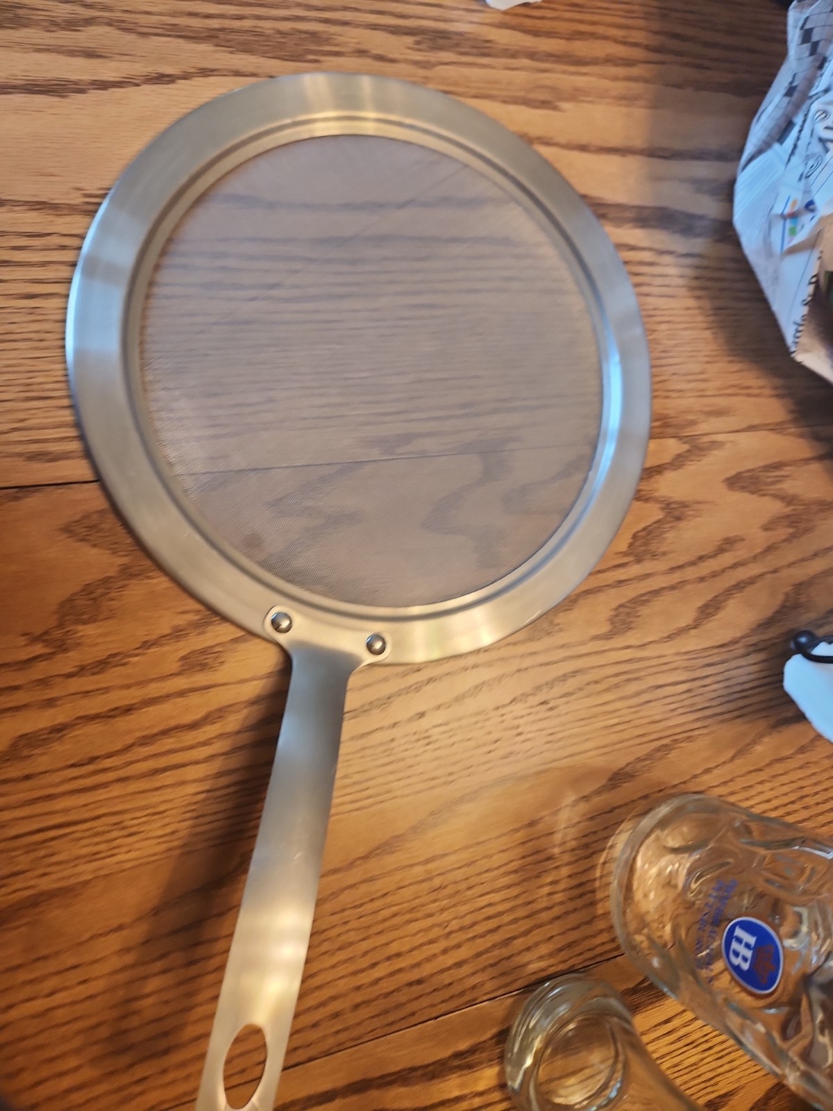 Stainless Steel Splatter Screen Fits 11-12″ Skillet Or Pot Mesh Grease Guard