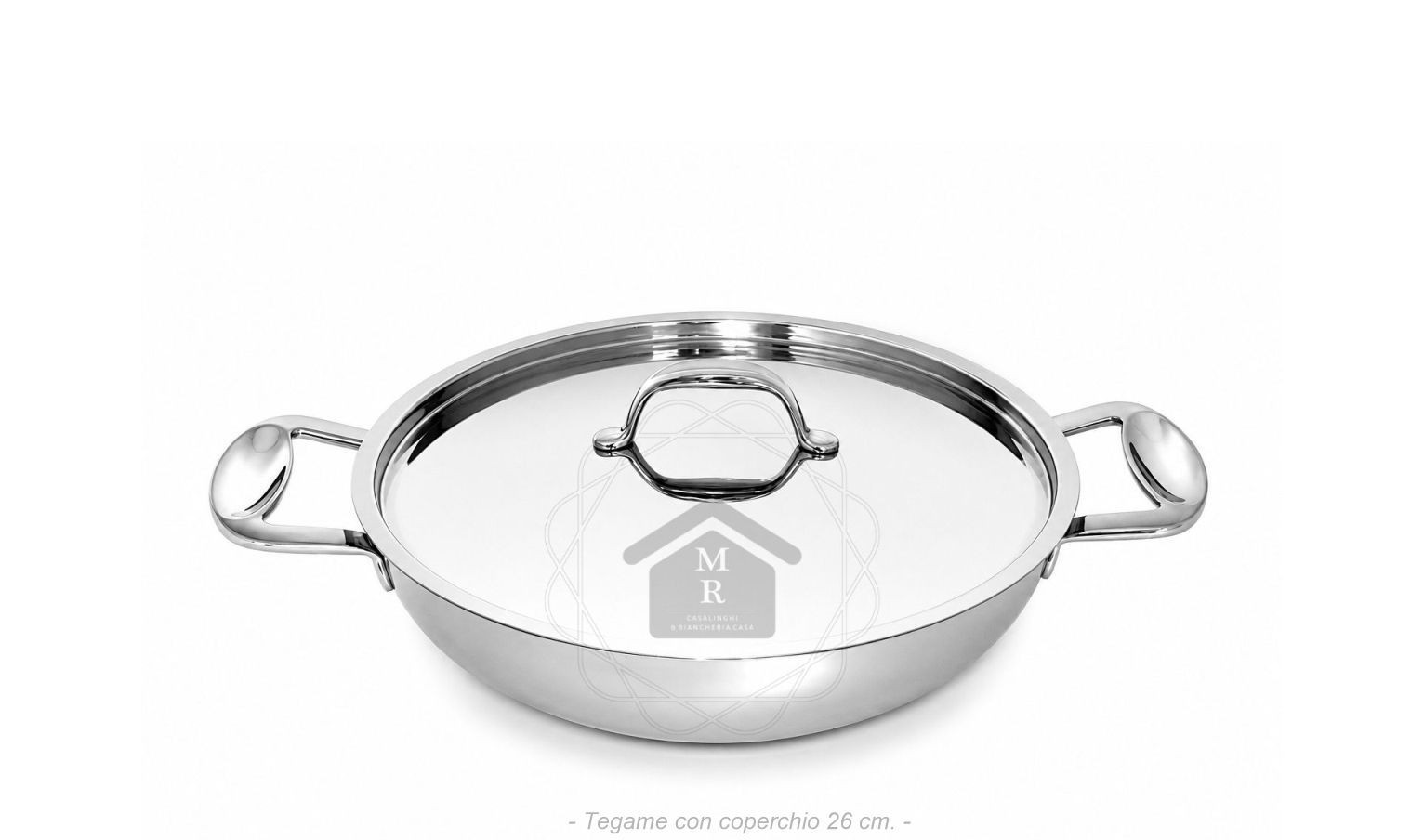 Mepra 18/10 Stainless Steel Induction Glamour Line Lid Pan
