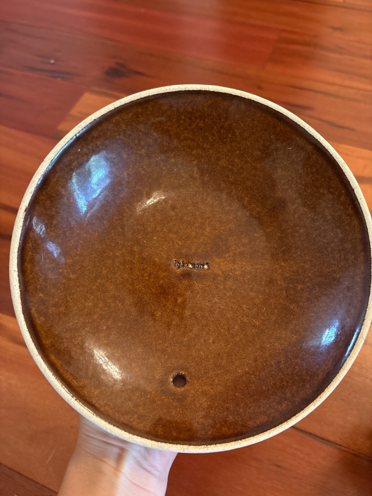 beautiful hand thrown, brown donabe iga mono