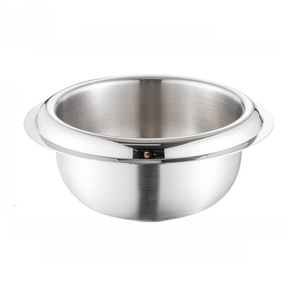 For Induction Use 304 Stainless Steel Mixing Pot for Korean Bibimbap and Salads