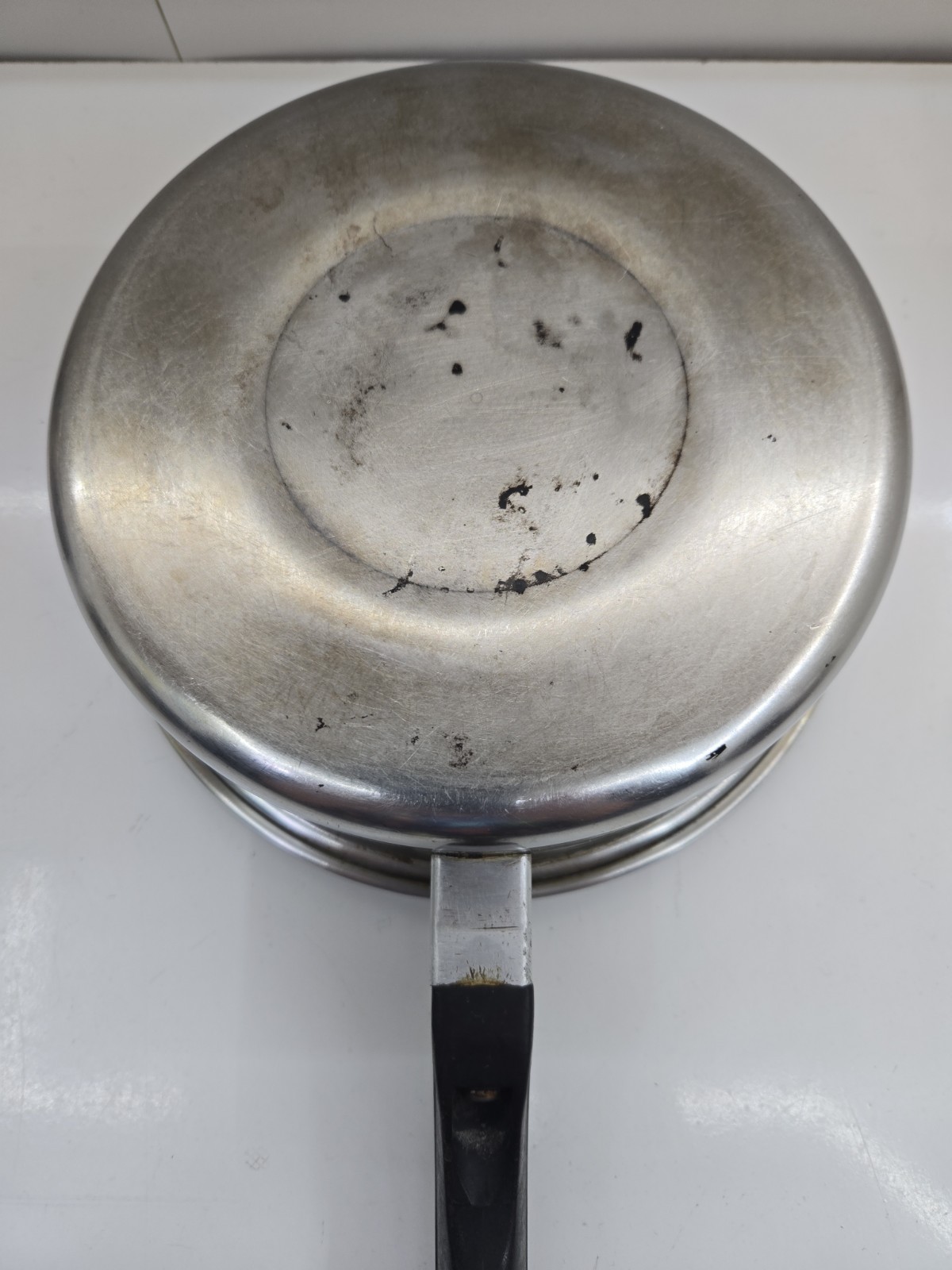 Saladmaster 8” Skillet Pan Stainless T304S Vapo Lid Vintage USA
