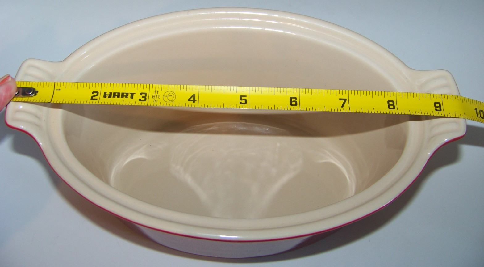 Le Creuset Stoneware Terrine Dish With Lid Red Cerise (20cm) NEW
