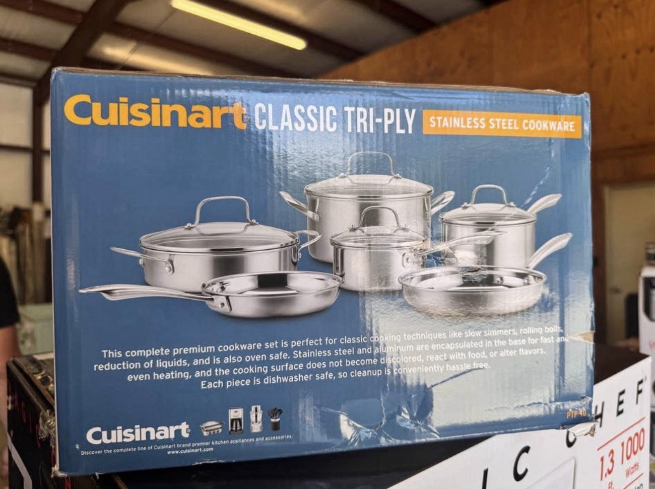 Cuisinart – Classic Tri-Ply 10-pc Cookware Set – Stainless Steel