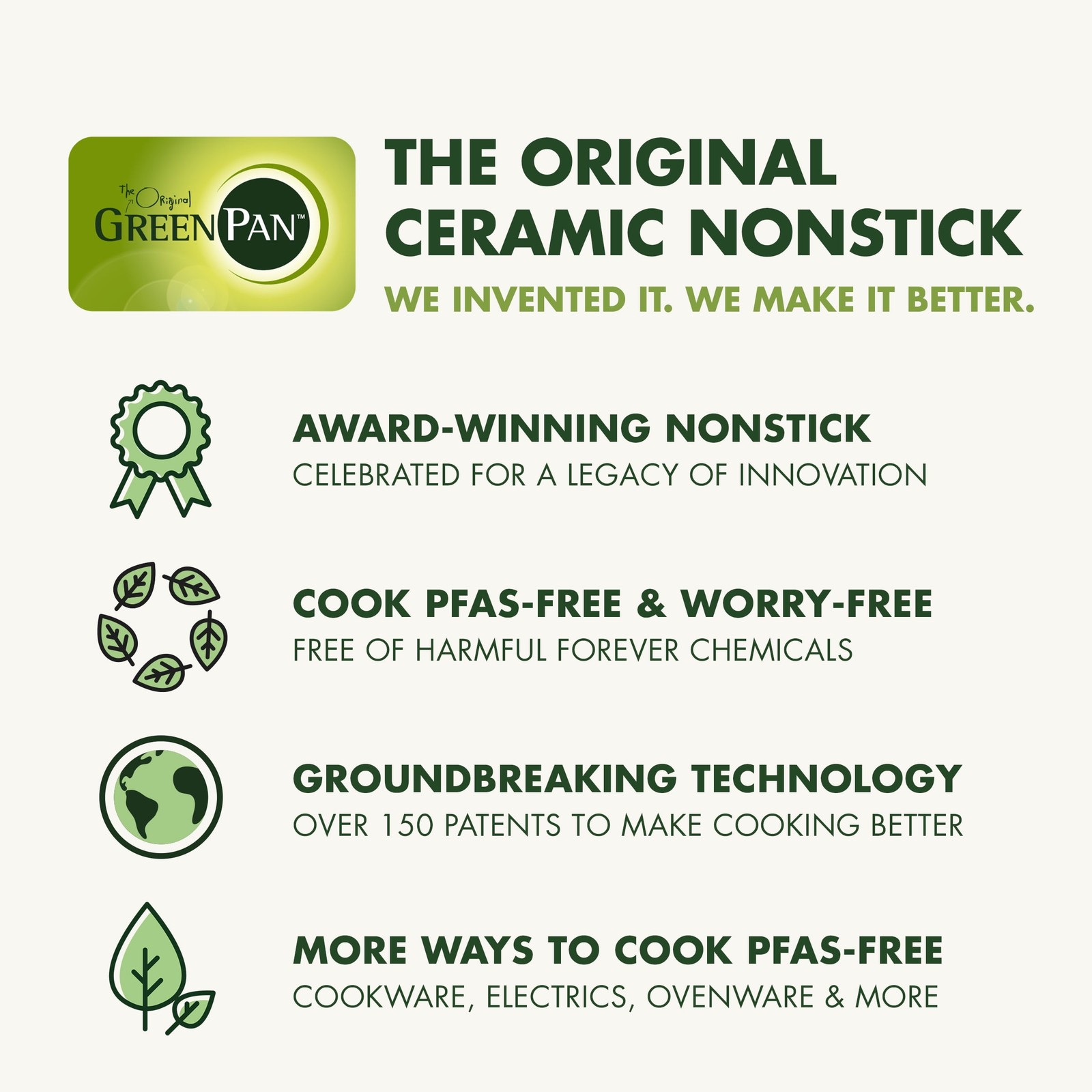 GreenPan Essence 10″ Ceramic Nonstick Frypan – Oven Safe, Dishwasher Safe