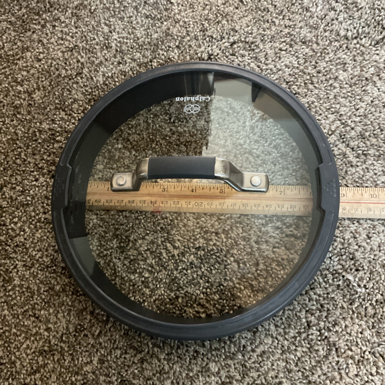 Calphalon Replacement Glass Silicone Strainer Lid 8”
