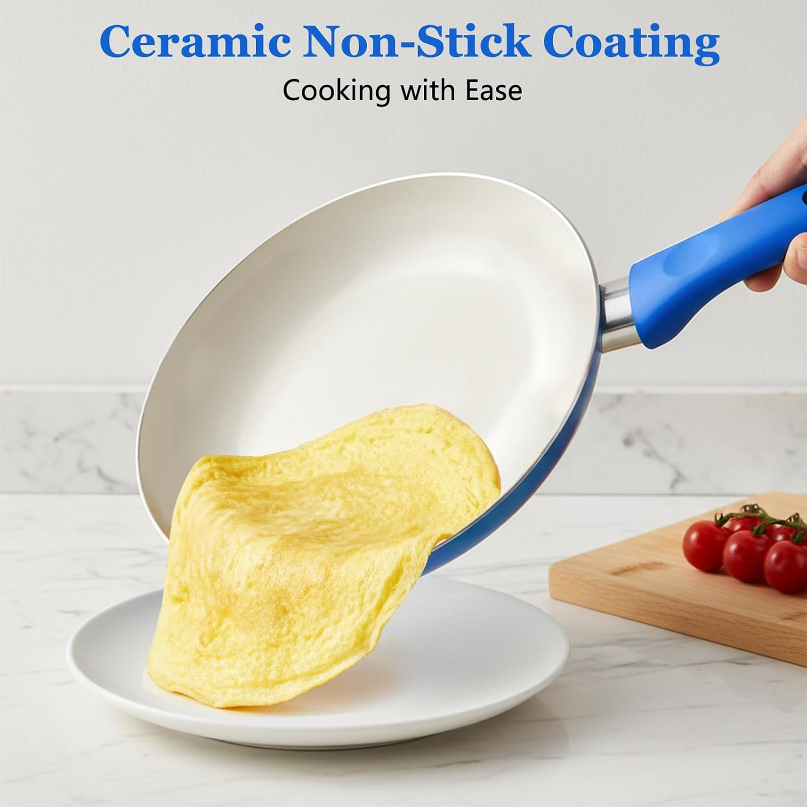 12-Piece Nonstick Ceramic Cookware Set with Stay-Cool Handles Induction