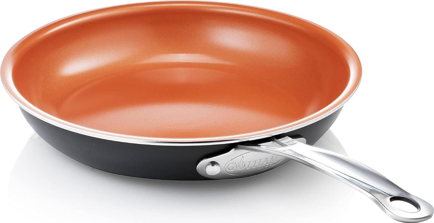 Gotham Steel 9.5 Inch Non Stick Frying Pans, Frying Pans Nonstick Skillet, And –