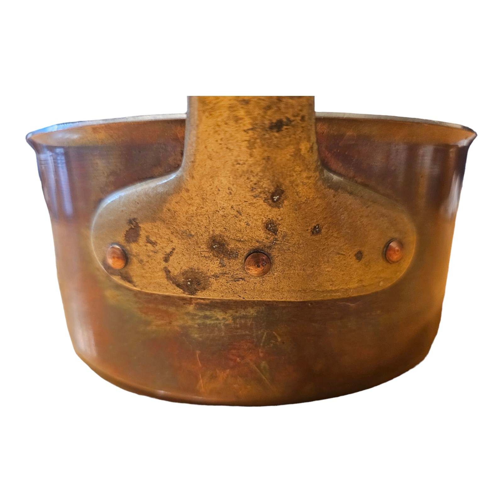 Vintage ODI Copper & Brass handled Pot Made in Korea 🇰🇷 7.5” (No Lid)