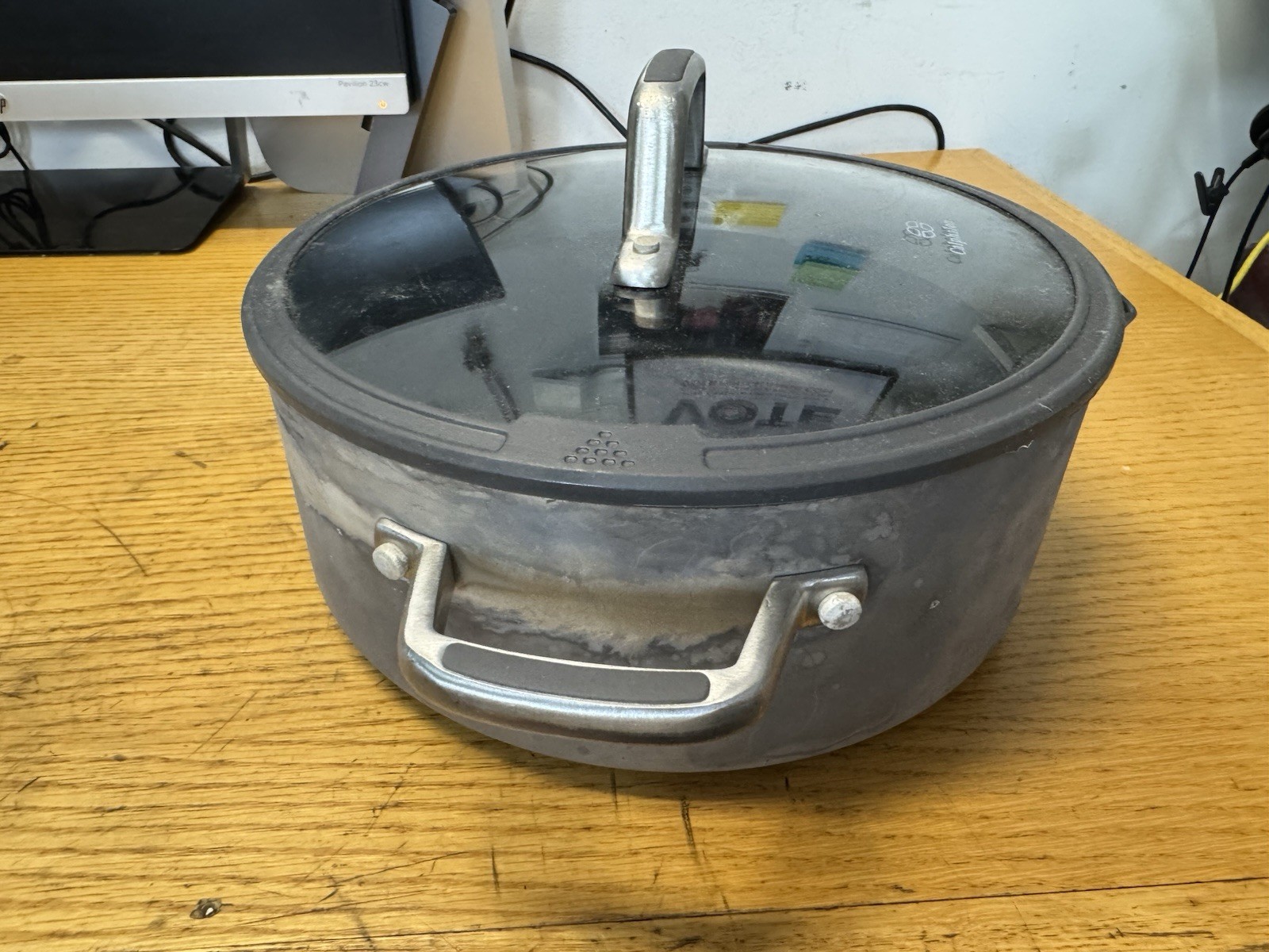 Calphalon 5 Qt 4.7L Stock Pot Glass Lid 8785 Non Stick Classic USA