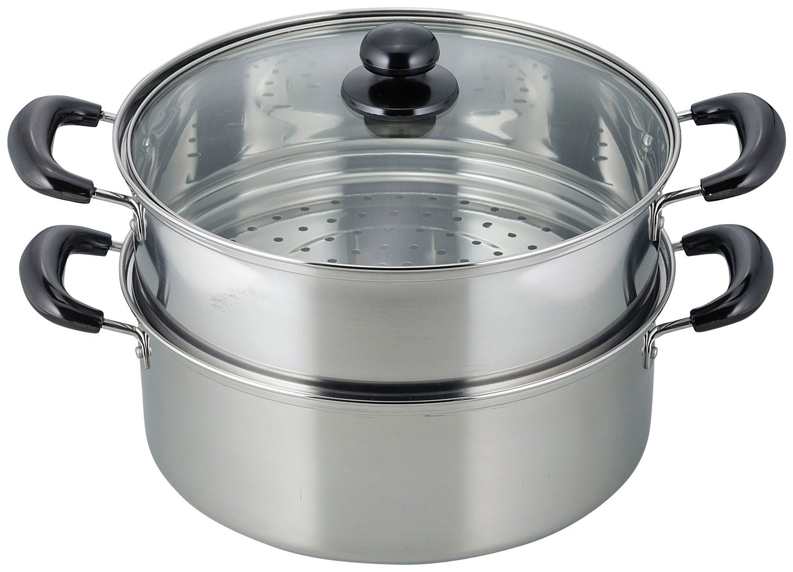 Wahei freiz Two-tier steamer, Vense, 26cm, IH compatible, stainless steel, VR-81