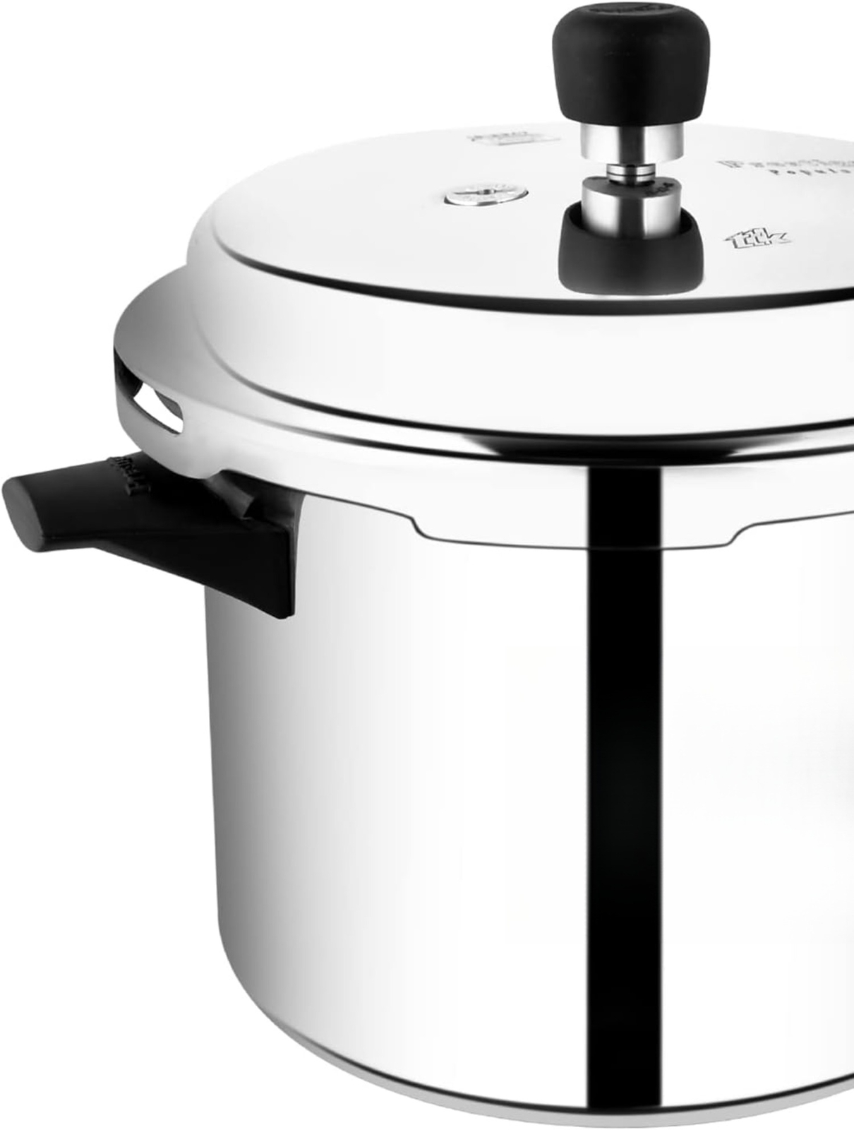 Aluminum Pressure Cooker, 5 Liter, Silver, Stainless Steel, 8 “D x 14 ‘W x 9 ’H