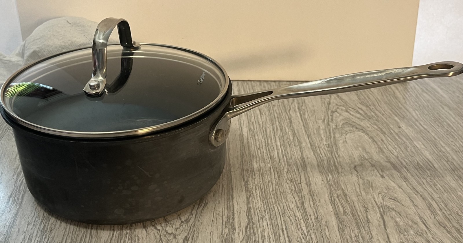 Cuisinart Chef’s Classic Nonstick Hard-Anodized 2-Quart SaucepanW/Lid 619-18