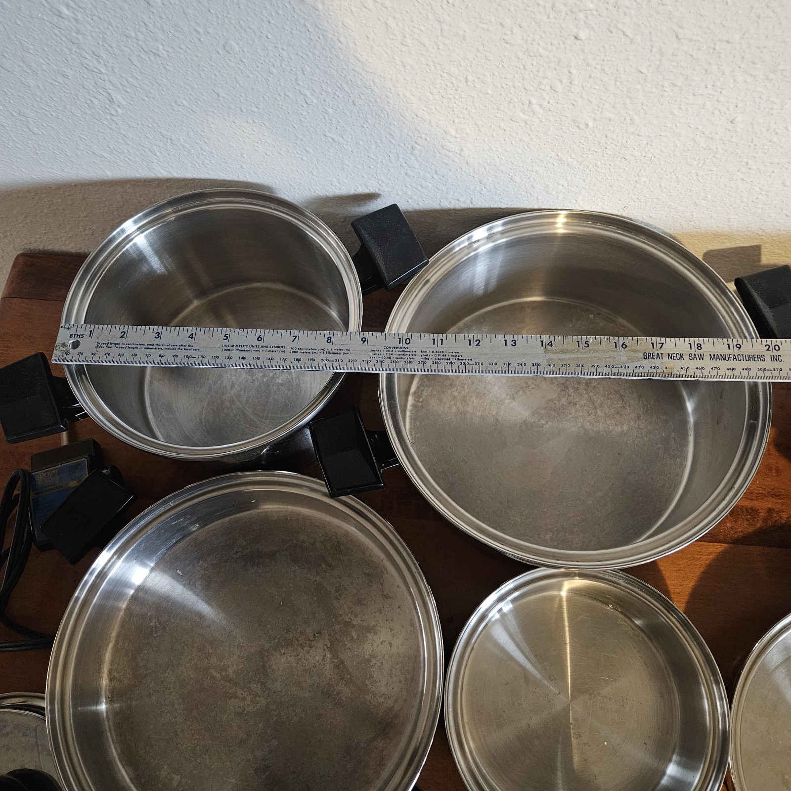 Royal Prestige 12 Pc Cookware Set 7 Ply Stainless Steel Titanium