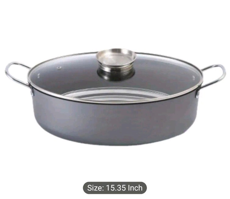 Mediterranean Steam Pot Fish Seafood Crawfish Crab Crockpot Steam Cooker Gumbo
