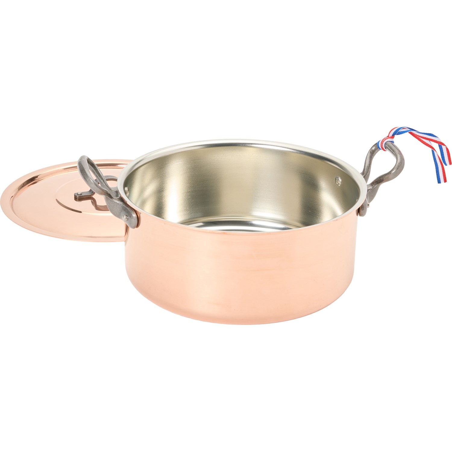 BAUMALU Tin-Lined Copper Stock Pot, 24cm / 4.7L
