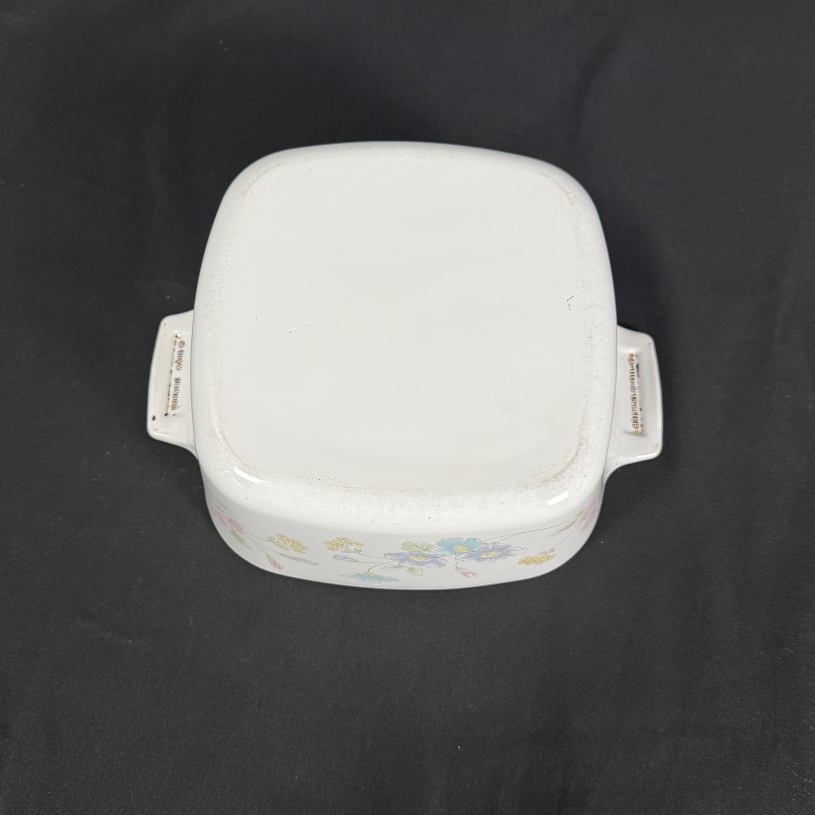 Corning Ware Pastel Bouquet Casserole Set 1.5L & Lid 2 Petite Pans VTG 1985-90