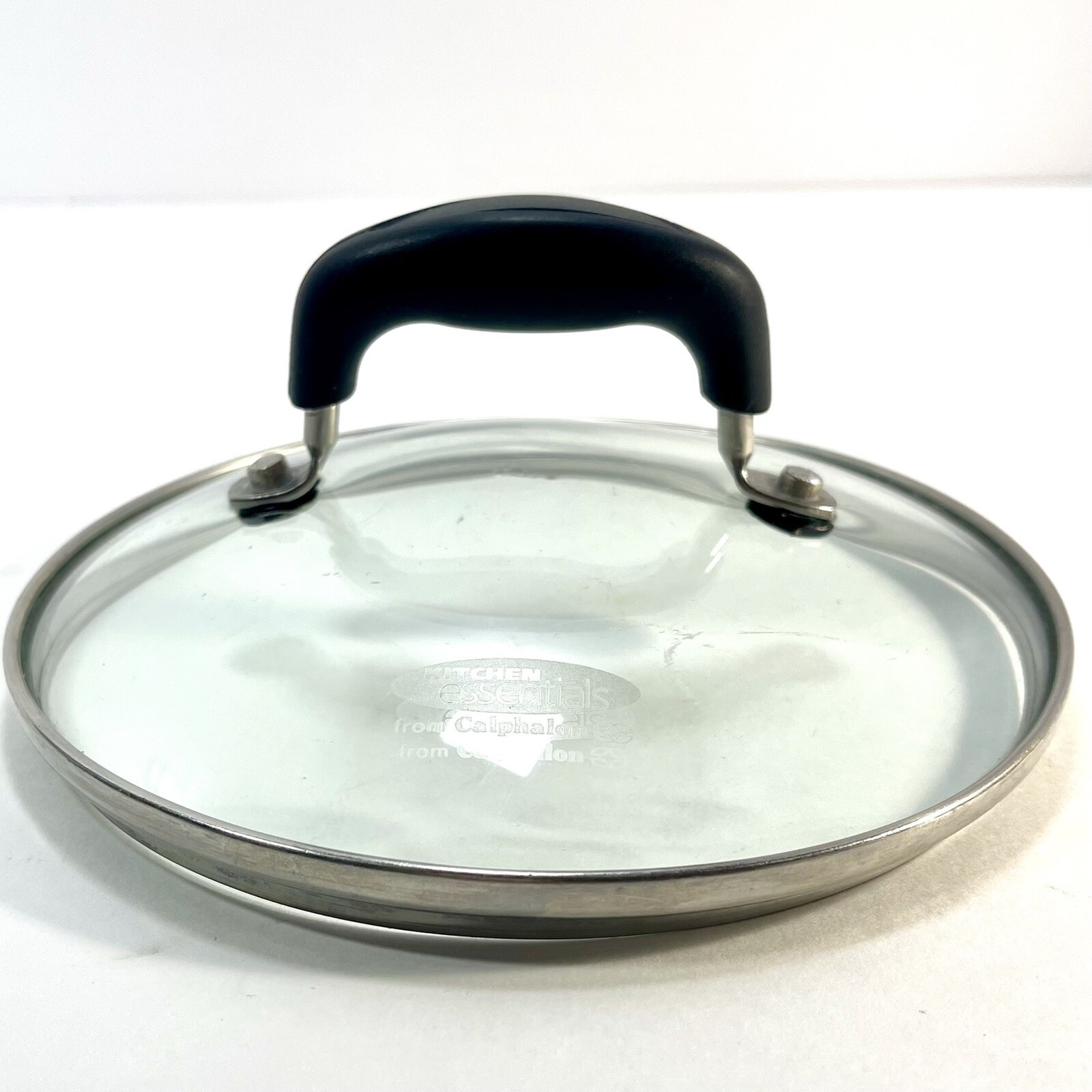 Calphalon Kitchen Essentials 6 5/8″ ID 7 1/8″ OD Round Lid w/ Stay Cool Handle