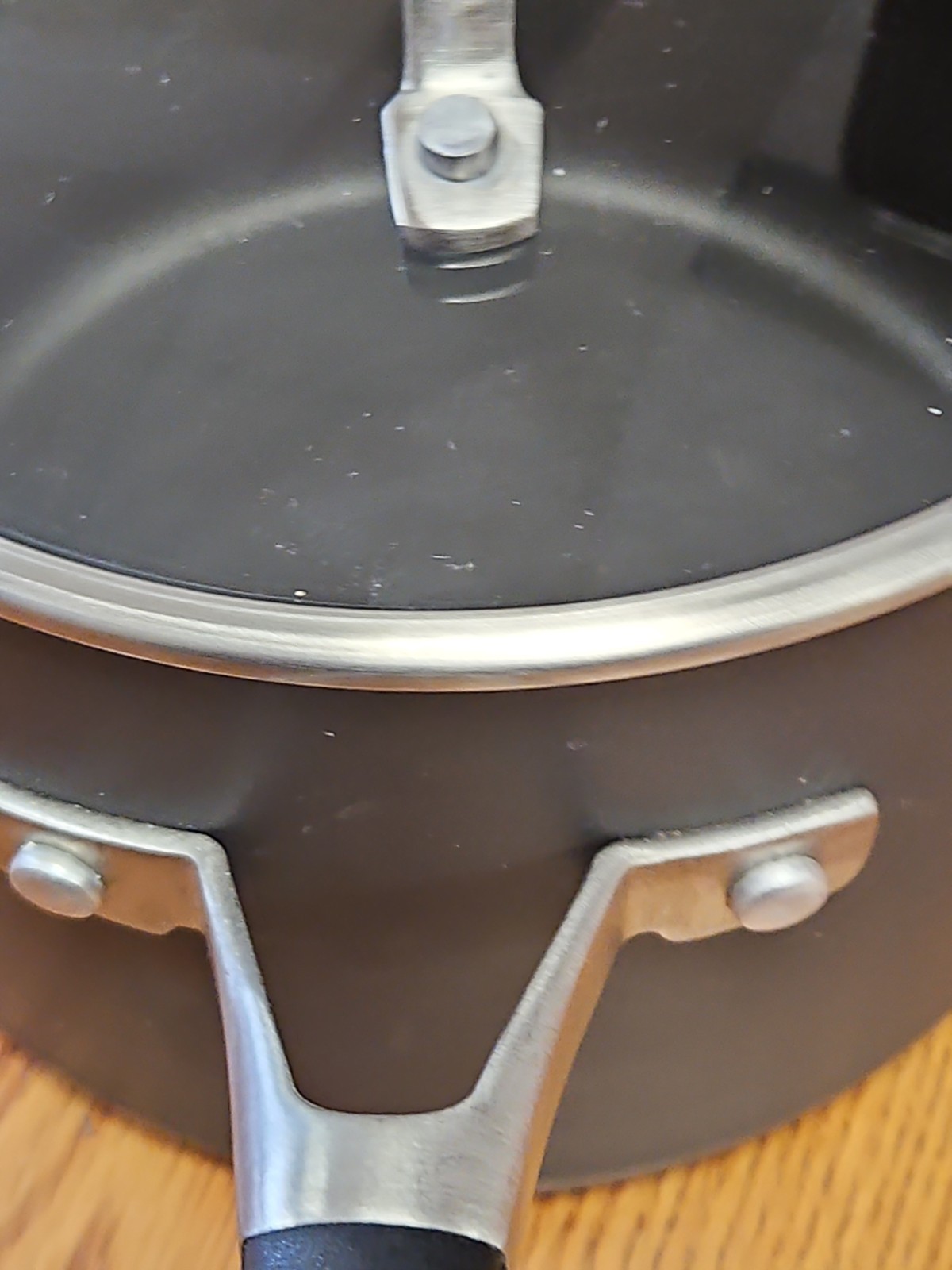 Select by Calphalon 3.5 Qt Nonstick Pot Pan & Glass Lid 87035 Excellent