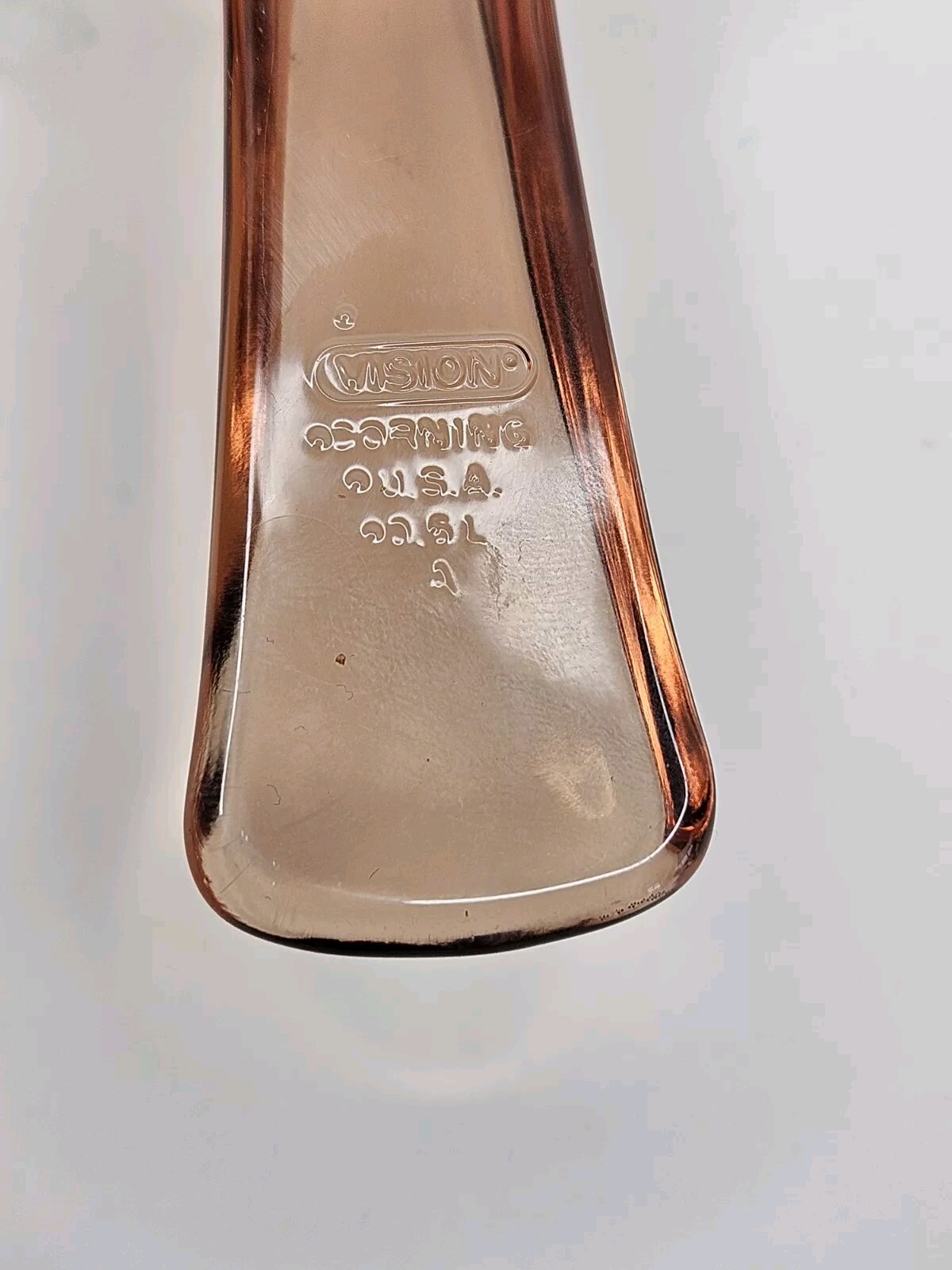 Set of 2 Corning Visions Cookware Amber .5 L & 1 L Sauce Pans USA