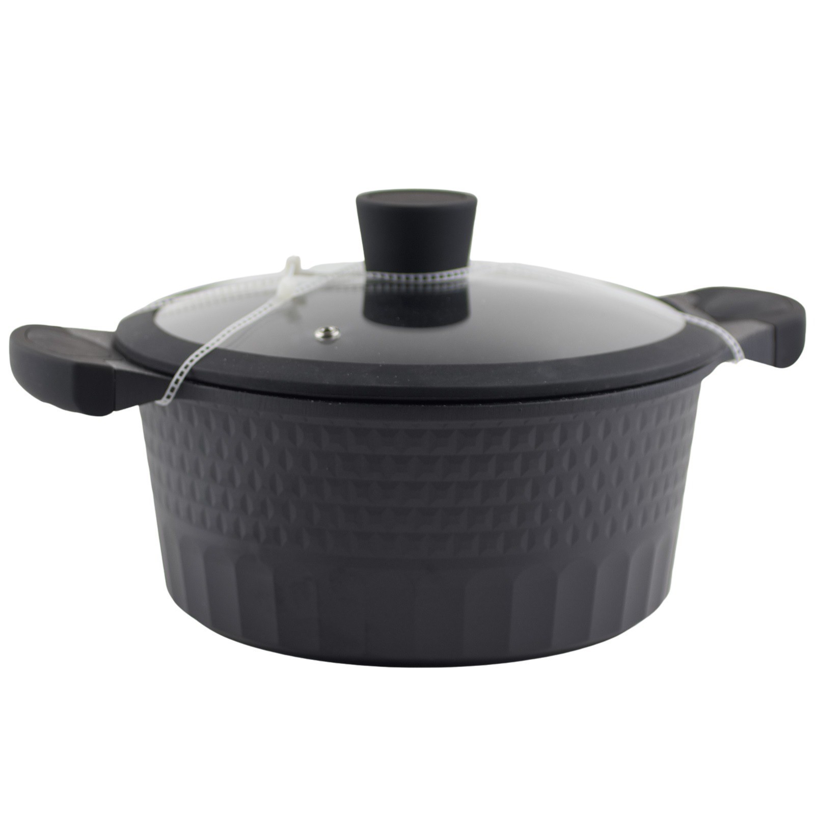 D&W Deane & White 9.5″ Casserole Pan Pot Lid All Stovetops All Black 4.5 qt