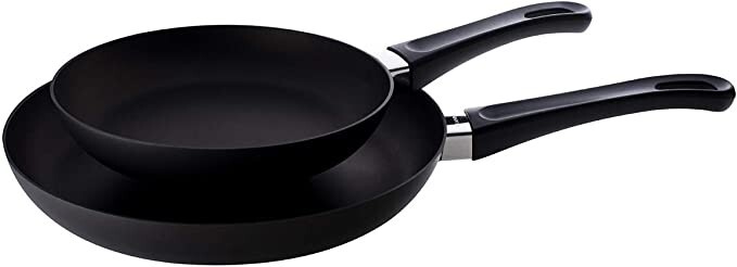ScanPan Classic Black Recycled Aluminum 2-Piece Fry Pan Set