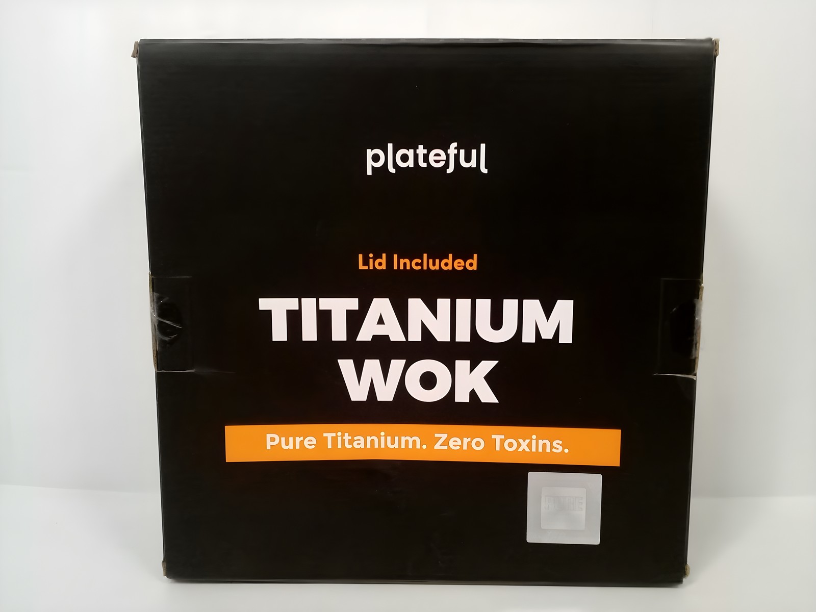 Plateful 12.5″ Titanium Pro Wok with Lid