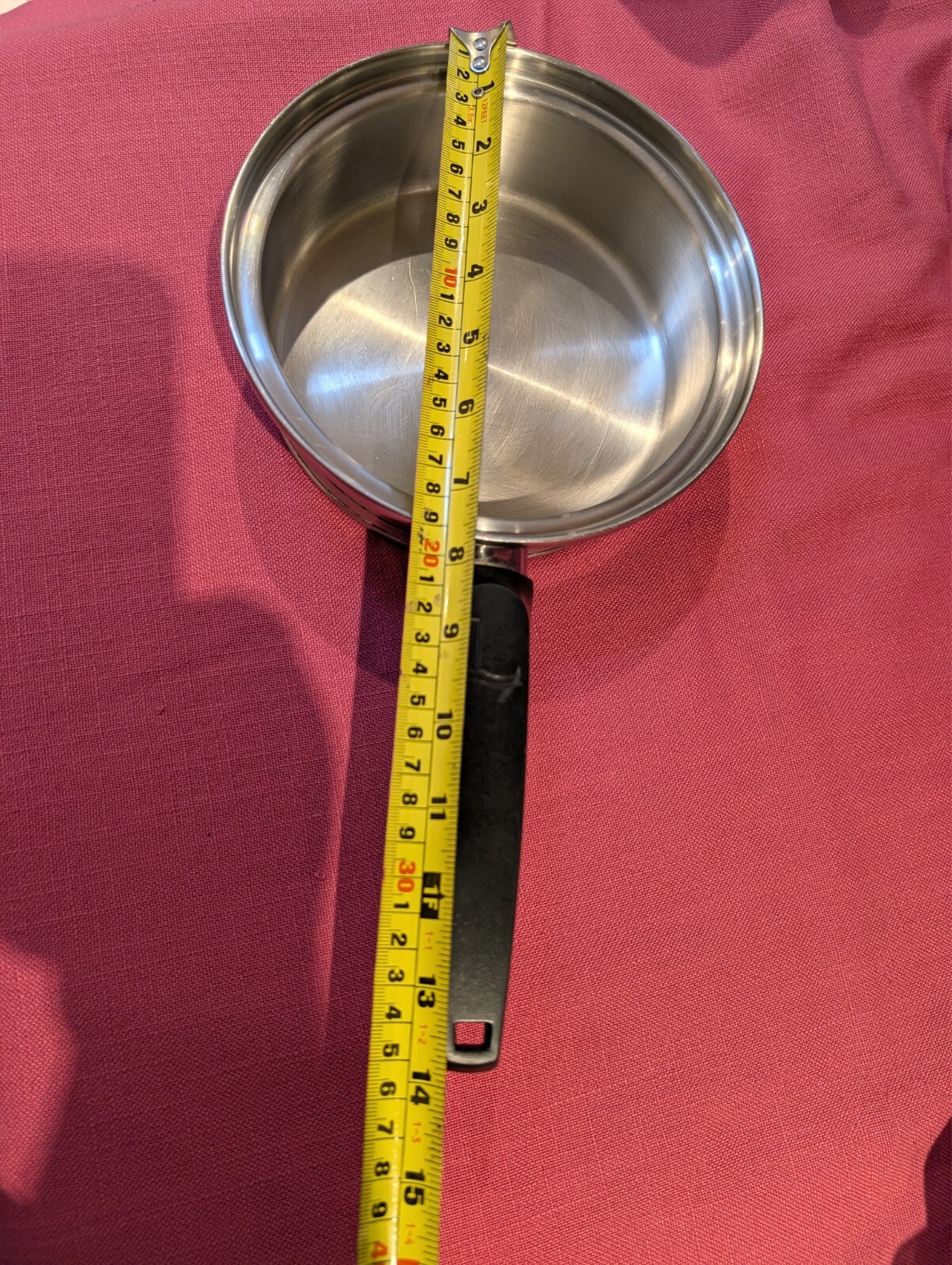 Vintage Lifetime Cookware Stainless Steel 1 QT 7.5″ Frying Pan Skillet
