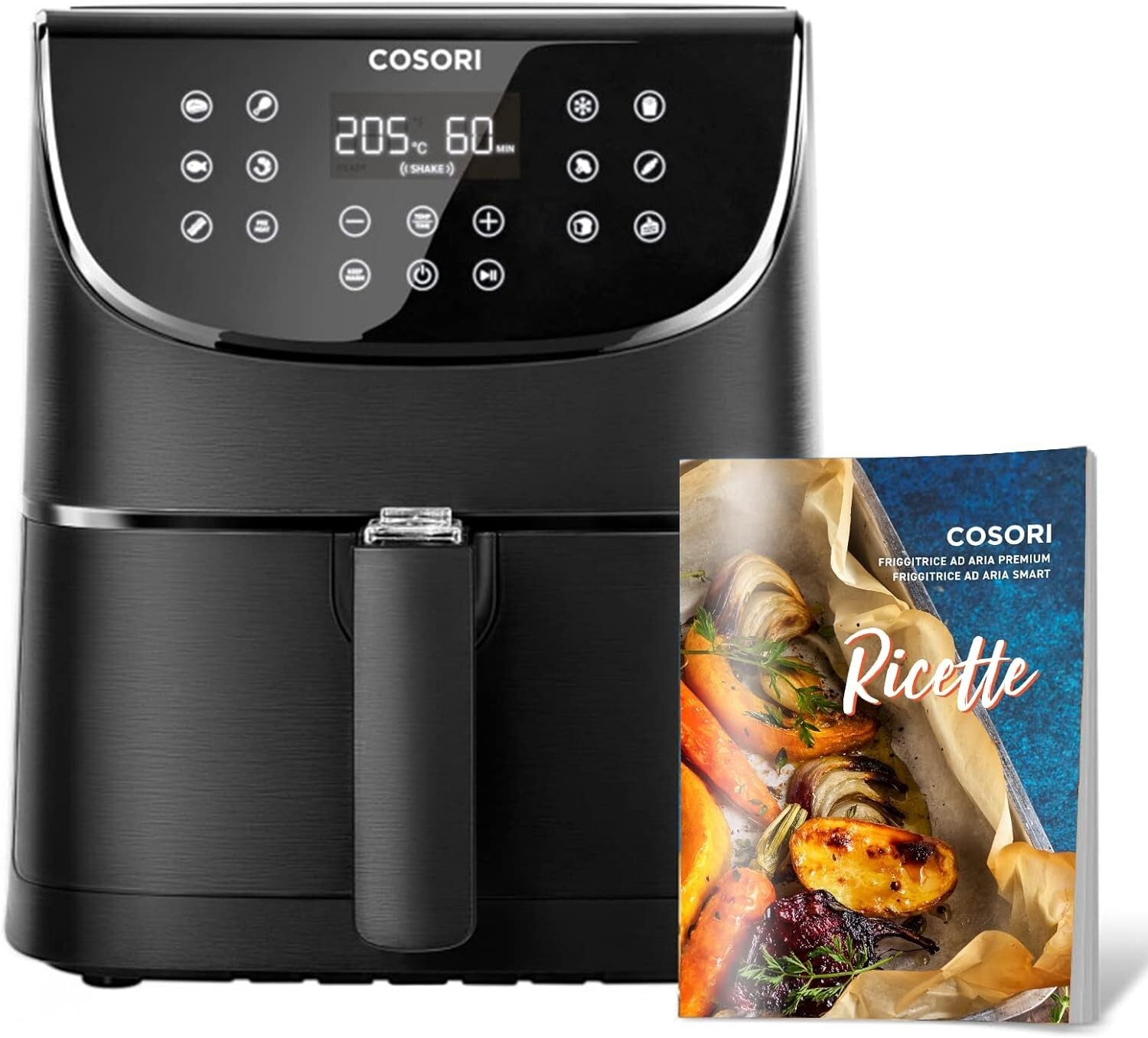 COSORI Friggitrice ad Aria 5,5 Litri, 13 in 1 forno elettrico, 85% Meno Olio,170