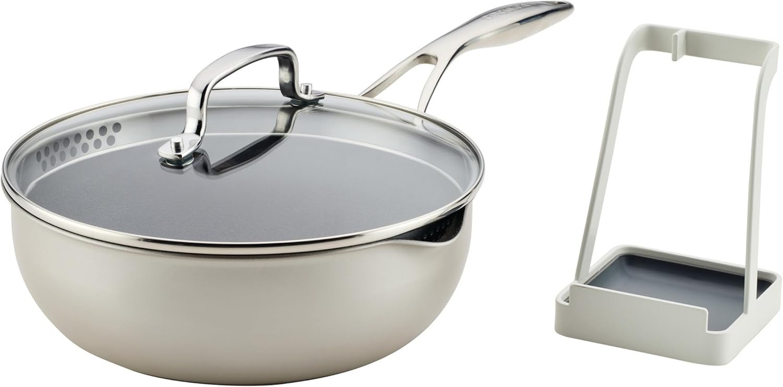 Platinum Infinity Pan, 9.5″ Nonstick Cookware, Induction & Dishwasher Safe